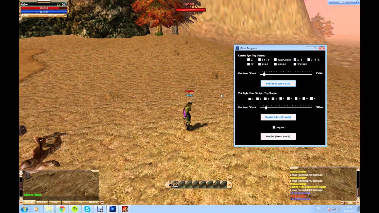 Knight Online CapsLock Kullanımı