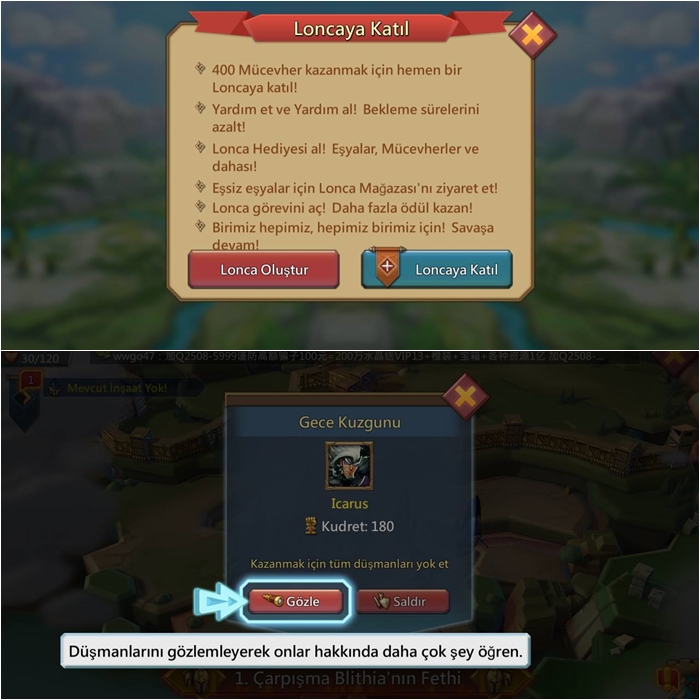 Lords Mobile İnceleme ve Taktikler